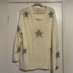Full length sweater with stars.